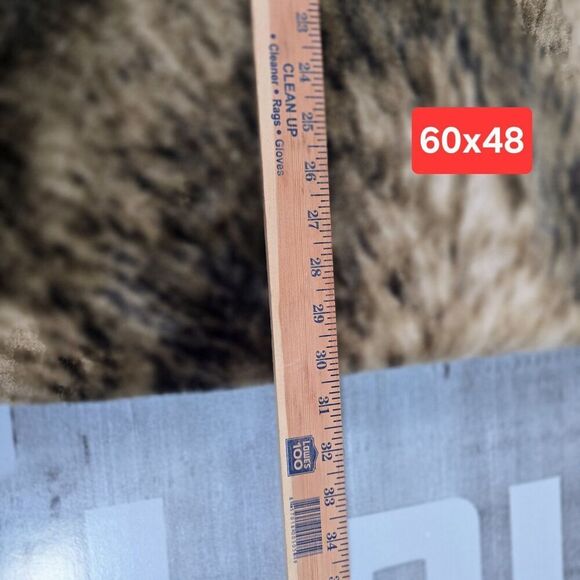 Wolf Night Sky Wild Frontier James Meger Blanket Throw Soft Plush 48”x60” - Picture 9 of 9